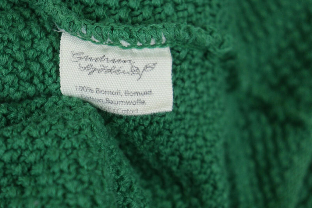GUDRUN SJODEN Green Long Sleeve Round Neck Pullover Knit Sweater – Size M – Used