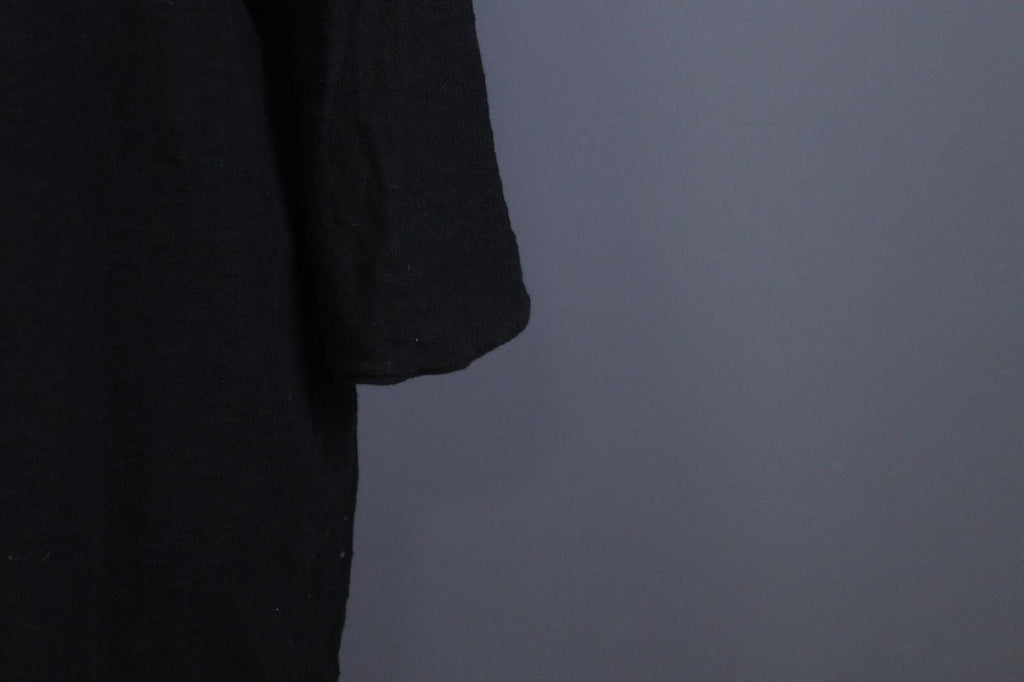 GUDRUN SJODEN Black Long Sleeve Oversized Lagenlook Shirt Dress – Size M