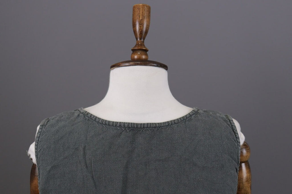 Oska Gray Linen Relaxed Lagenlook Oversized Tunic Dress – Size 4