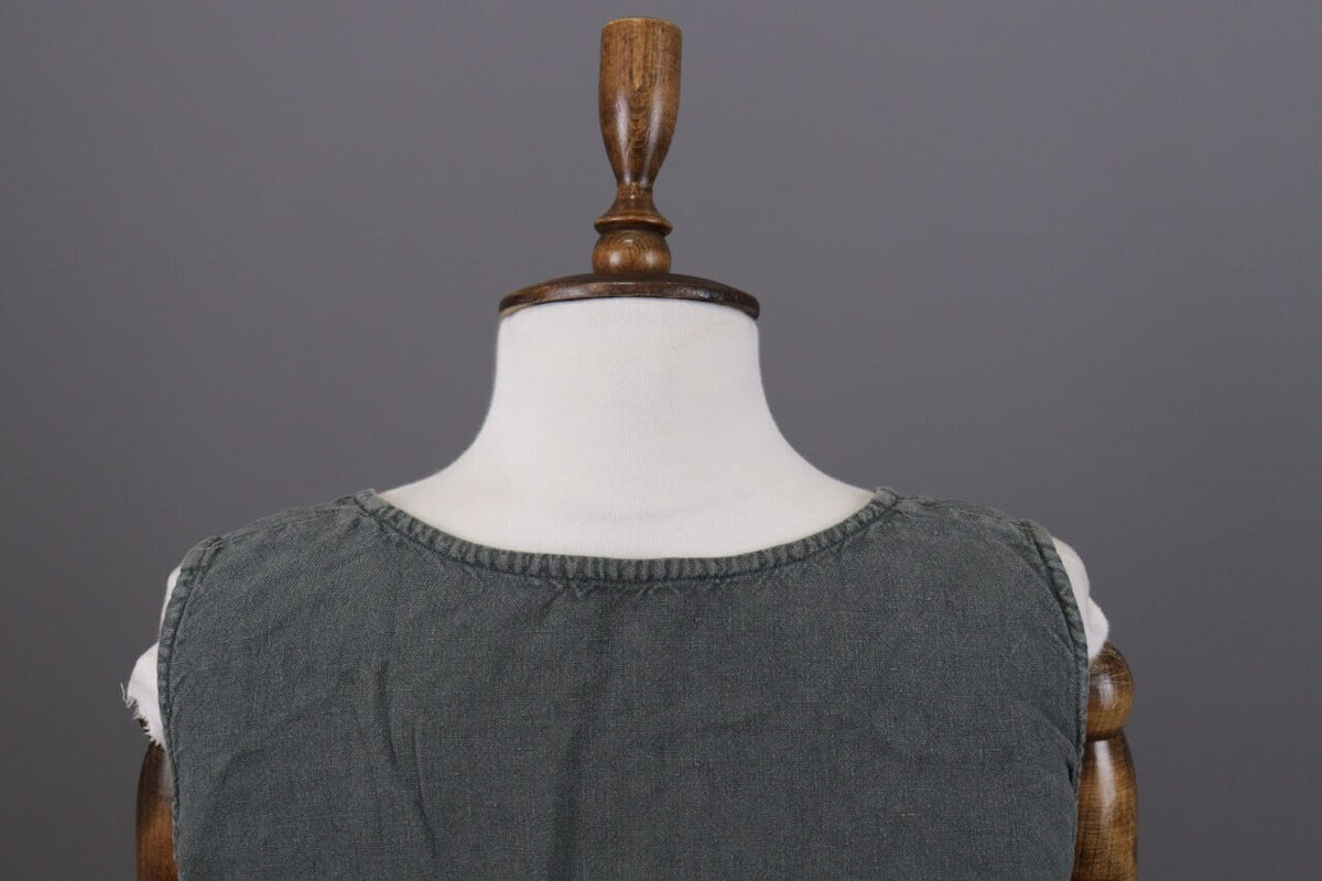 Oska Gray Linen Relaxed Lagenlook Oversized Tunic Dress – Size 4