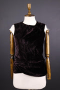 DOLCE & GABBANA Silk Velour Sleeveless Tank Midi Dress – Size US 10