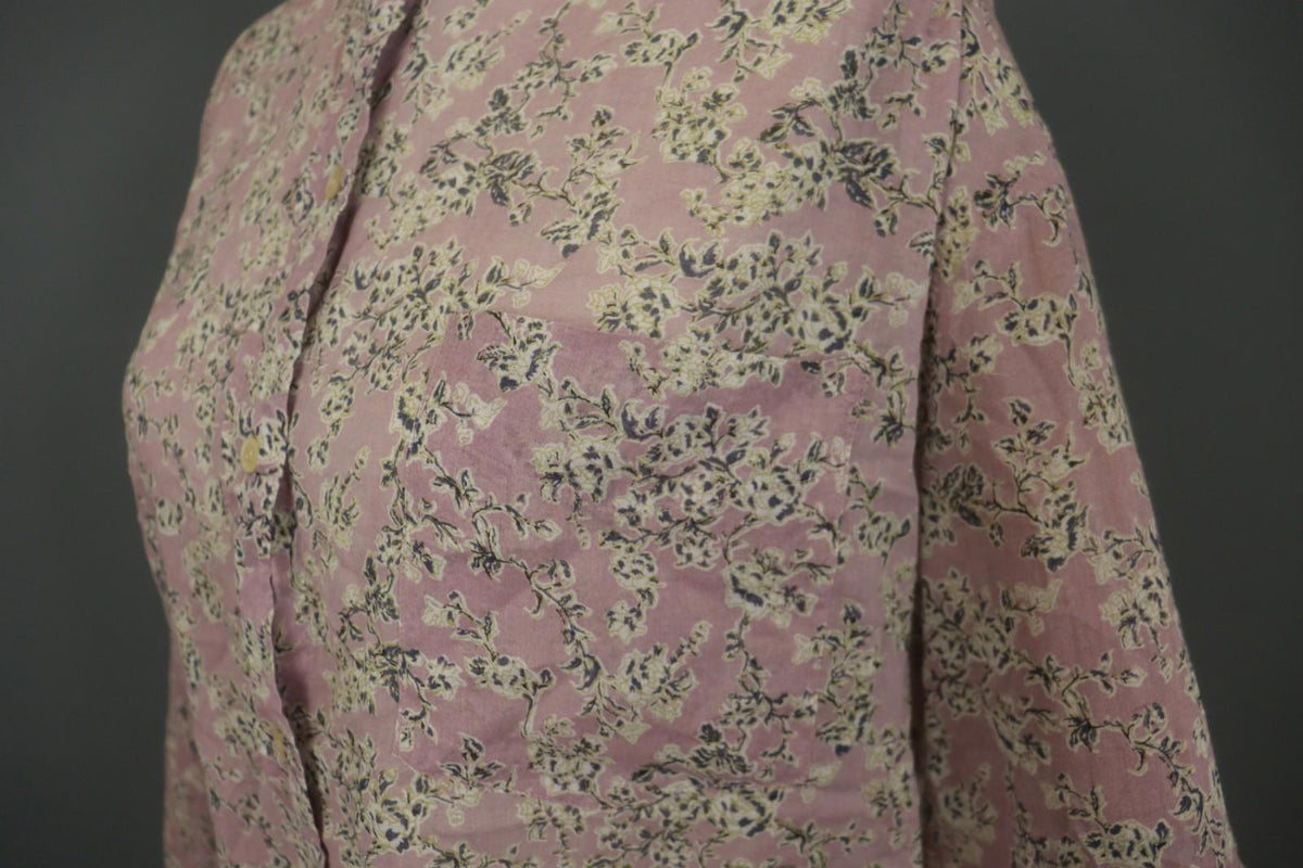 ISABEL ÉTOILE MARANT Multi Floral Long Sleeve Button Front Shirt Top – Size 38