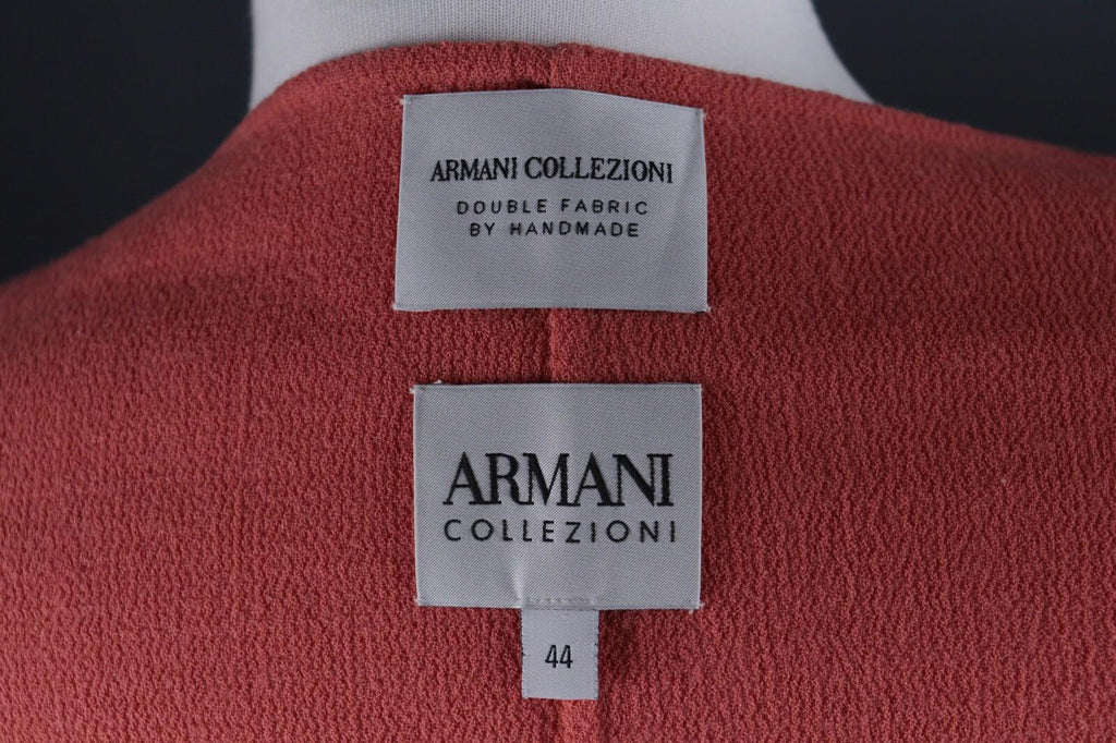 NWT ARMANI COLLEZIONI Pink One Button Lightweight Blazer Jacket USA 8