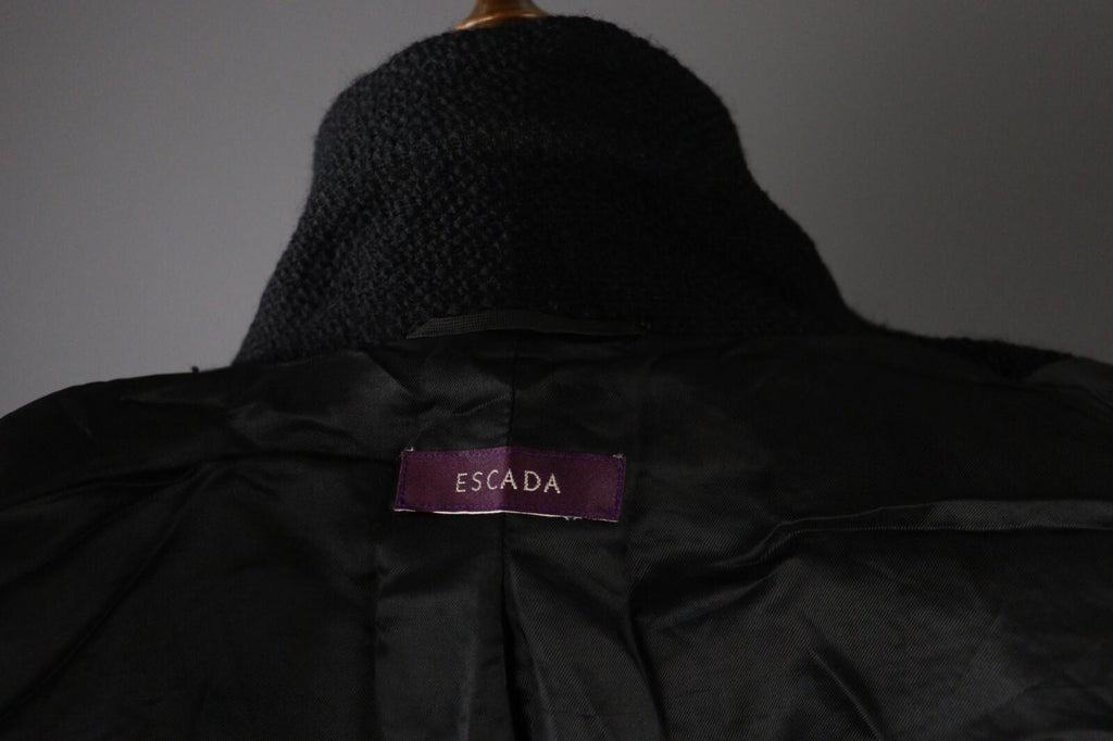 ESCADA Black Single Breasted Blazer Jacket Coat – Size M