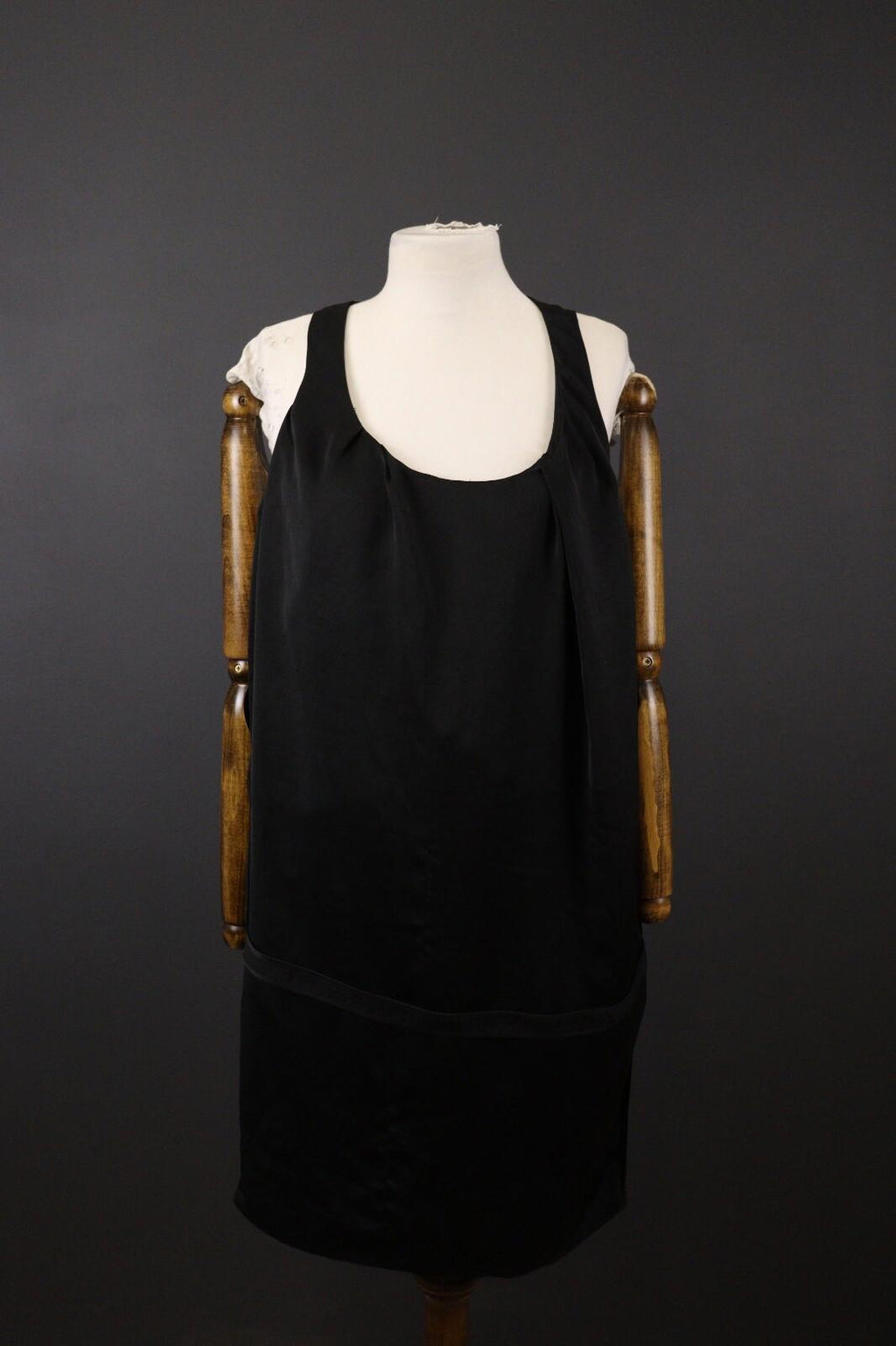 ACNE Black Party Cocktail Black Midi Tank Dress – Size 38