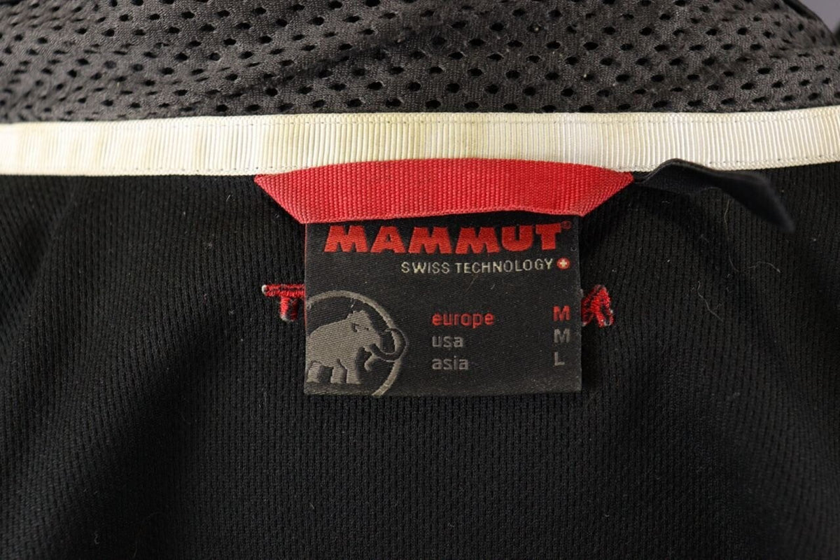 Mammut Black Full Zip Windstopper Soft Shell Jacket – Size M