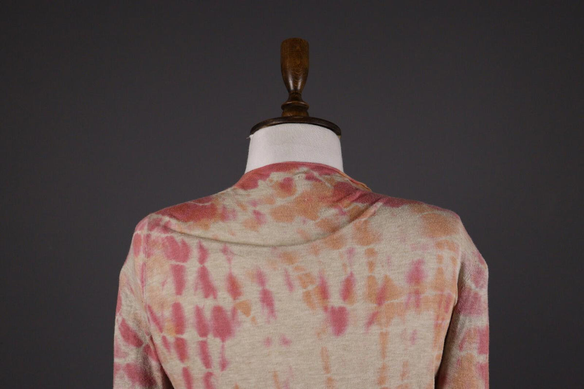 ZADIG & VOLTAIRE Colorful Abstract Knit Wrap Cardigan Sweater – Size S