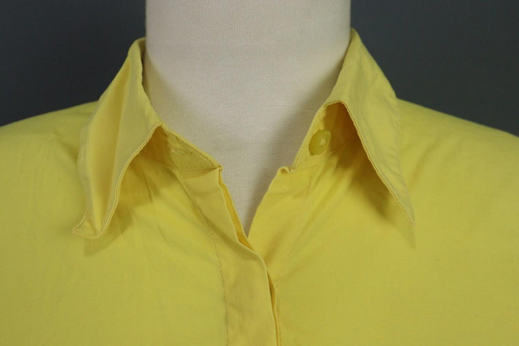 Versace Jeans Couture Button Down Yellow Shirt Vintage – Size Small