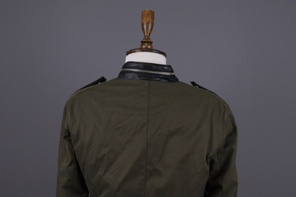 The Kooples Khaki Full Zip Multipockets Cargo Snap Jacket – Size XS