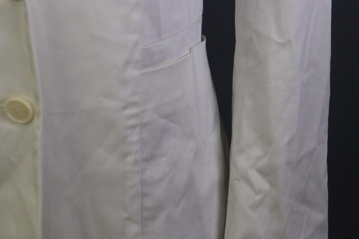 ETRO MILANO White Two Button Blazer Jacket – Size 44