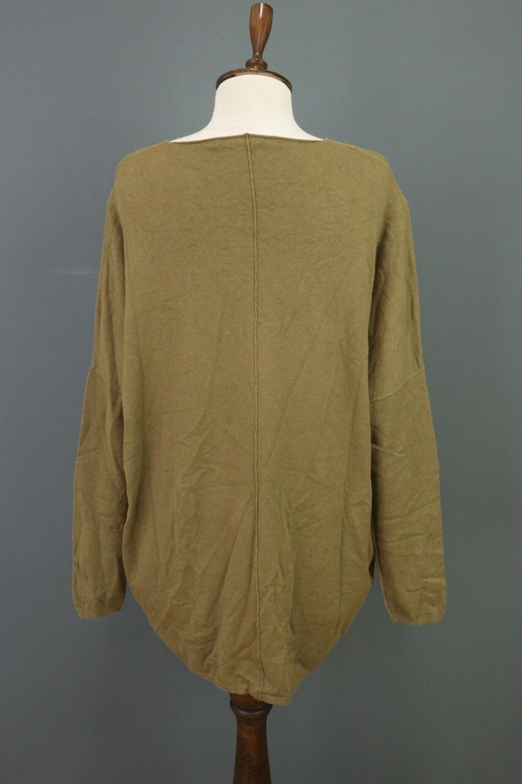 TRANSIT PAR SUCH Green Knit Lagenlook Tunic Sweater – Size 4