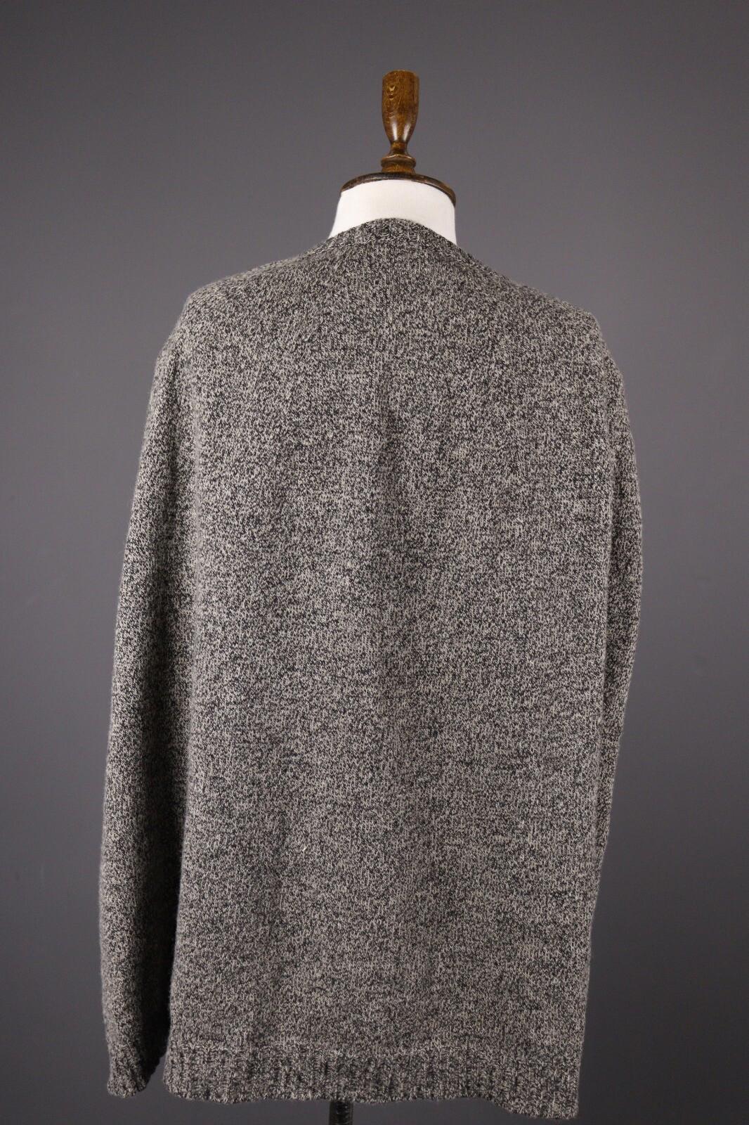 COP COPINE Gray Designer Knit Drape Cardigan Sweater – Size M