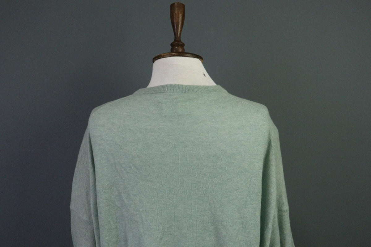ZADIG & VOLTAIRE Green 100% Cashmere Bell Sleeve Top Blouse Shirt – Size S