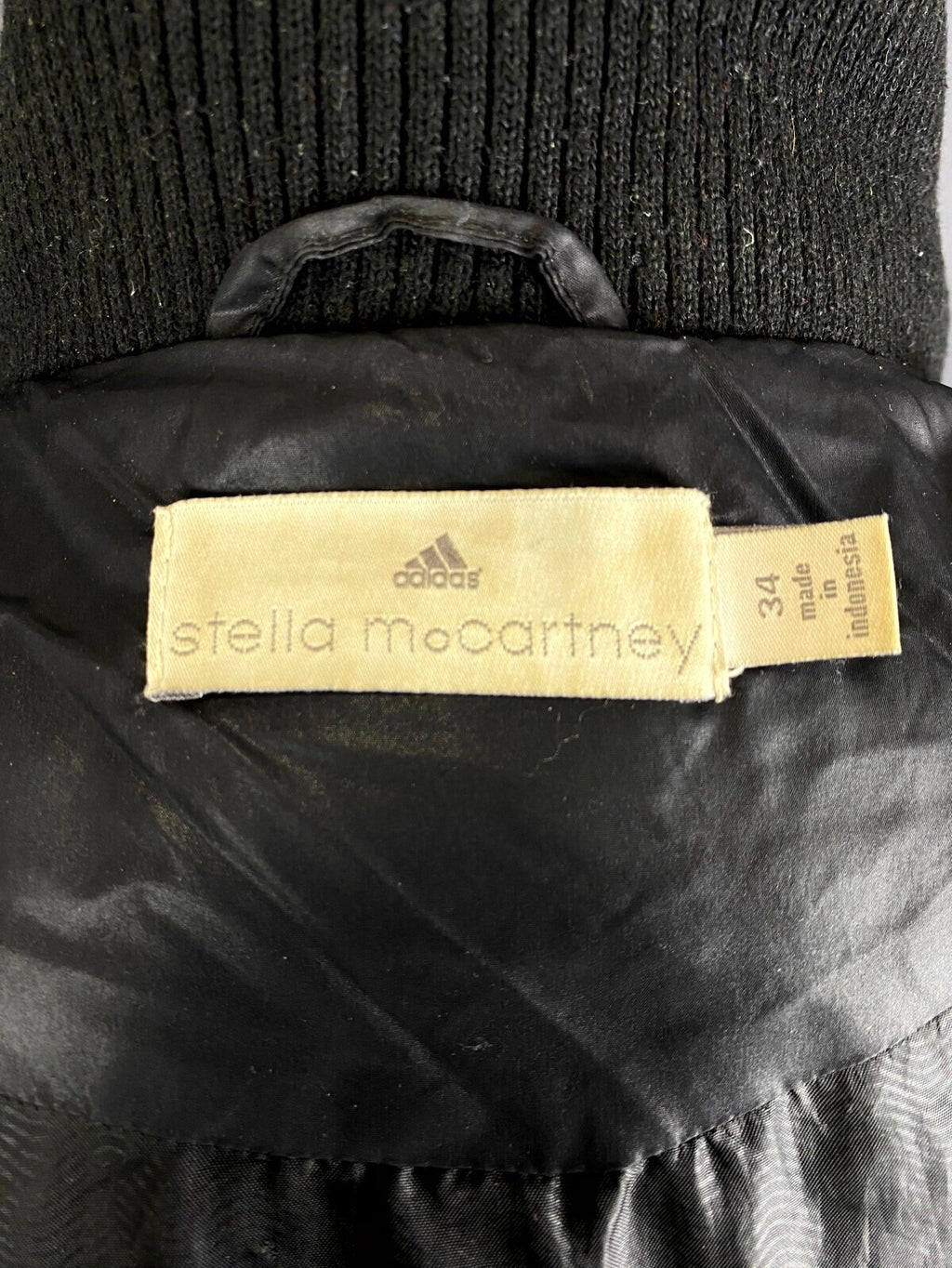 Adidas Stella McCartnhey Full Zip Hooded Parka Paded Coat Parka – Size 34