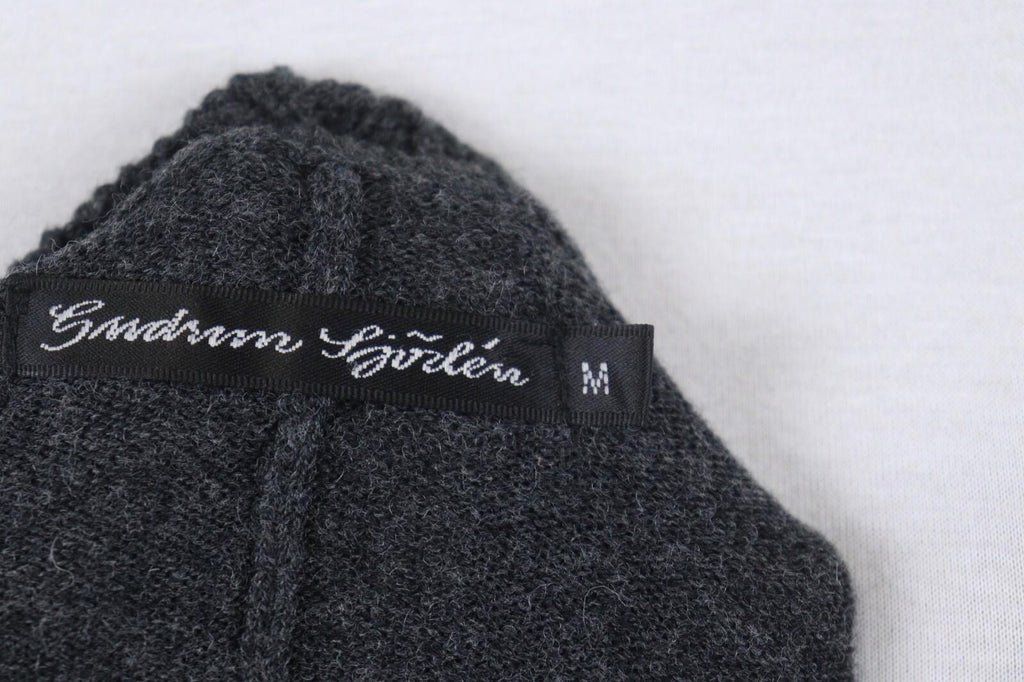 GUDRUN SJODEN Gray Long Sleeve Lagenlook Knit Cardigan Sweater – Size M