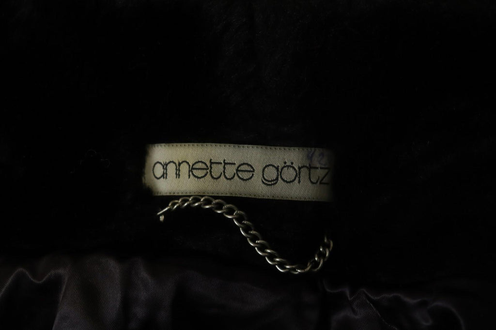 ANNETTE GORTZ Black Long Sleeve Toggle Front V-Neck Cardigan Sweater – Size 38