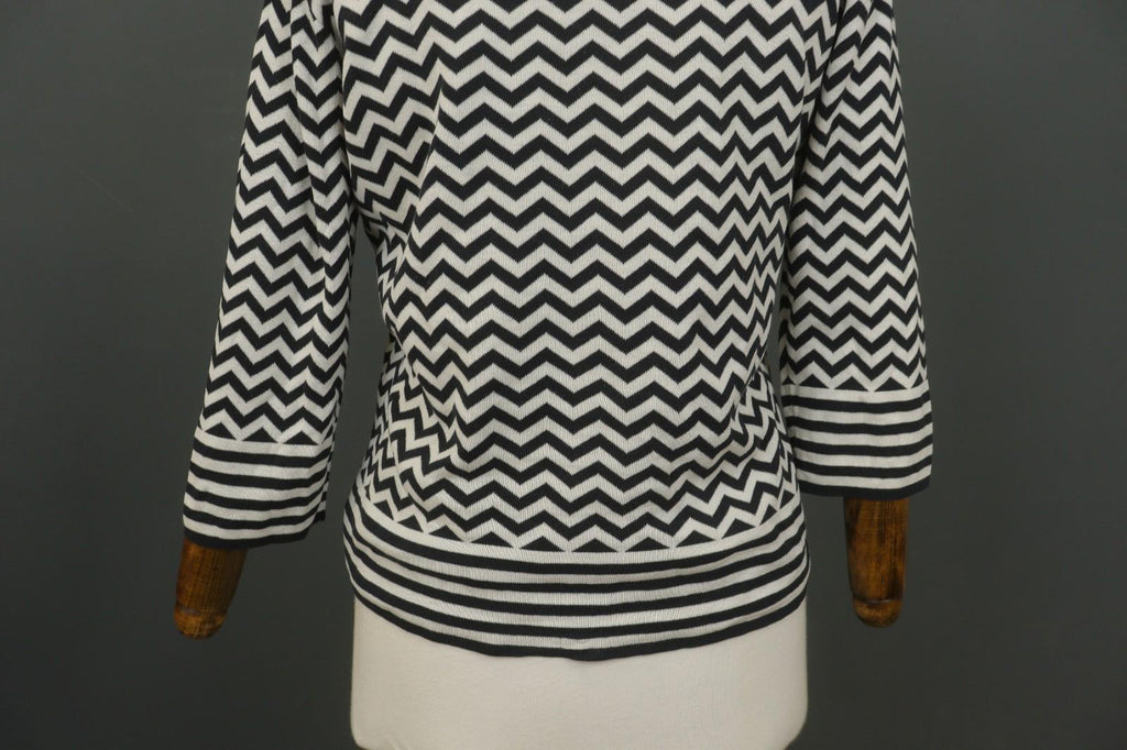 WEEKEND MAX MARA Multi Striped Knitted Long Sleeve Round Neck Sweater – Size XL