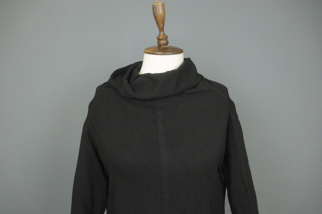 ANNETTE GOERTZ Black Classic Long Sleeve Cowl Neck Pullover Sweatshirt – Size L