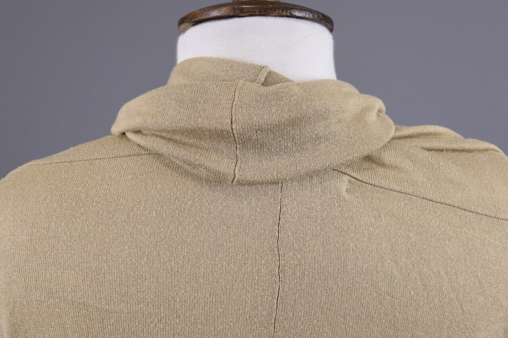 Lauren Ralph Lauren Beige Lagenlook Silk Open Front Cardigan Cape – Size L