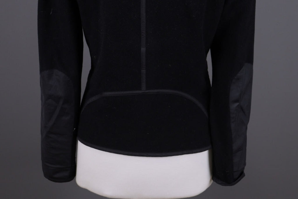 Frauenschuh Balck High Neck Pockets Full Zip Fleece Jacket – Size L