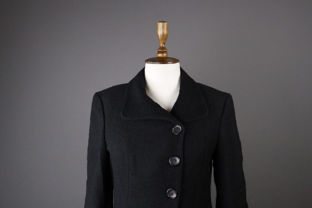 ESCADA Black Single Breasted Blazer Jacket Coat – Size M