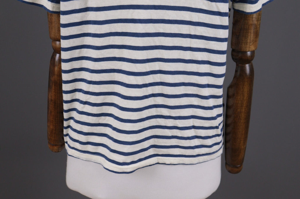Gudrun Sjoden Multicolor Striped Short Sleeve Relaxed Blouse Shirt – Size L
