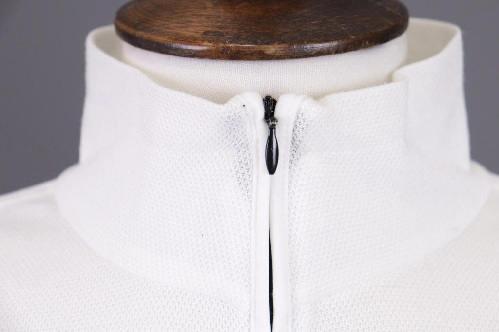 FRAUENSCHUH POLARTEC White 1/2 Zip Lightweight Fleece Top – Size XL