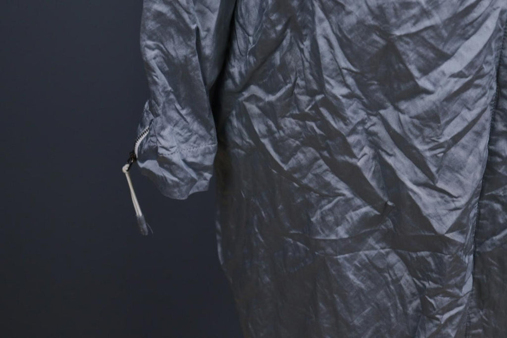 ANNETTE GORTZ Gray Collared Long Sleeve Full Zip Windbreaker Rain Coat – Size 42