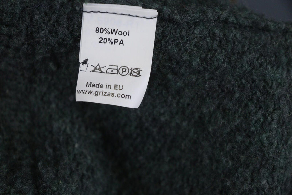 GRIZAS Gray Knit Lagenlook Designer Pullover Sweater – Size L