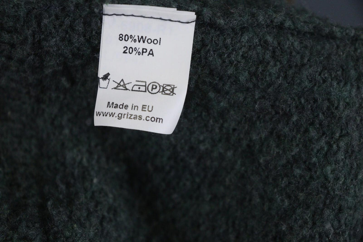 GRIZAS Gray Knit Lagenlook Designer Pullover Sweater – Size L