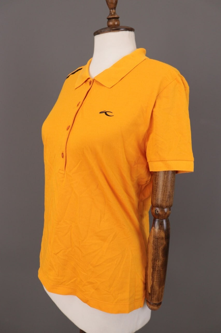 KJUS Systems Orange Short Sleeve Polo Shirt – Size 42 / XL