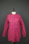 GUDRUN SJÖDEN Multicolor Floral Front Pocket Long Sleeve Button Front Shirt M/L