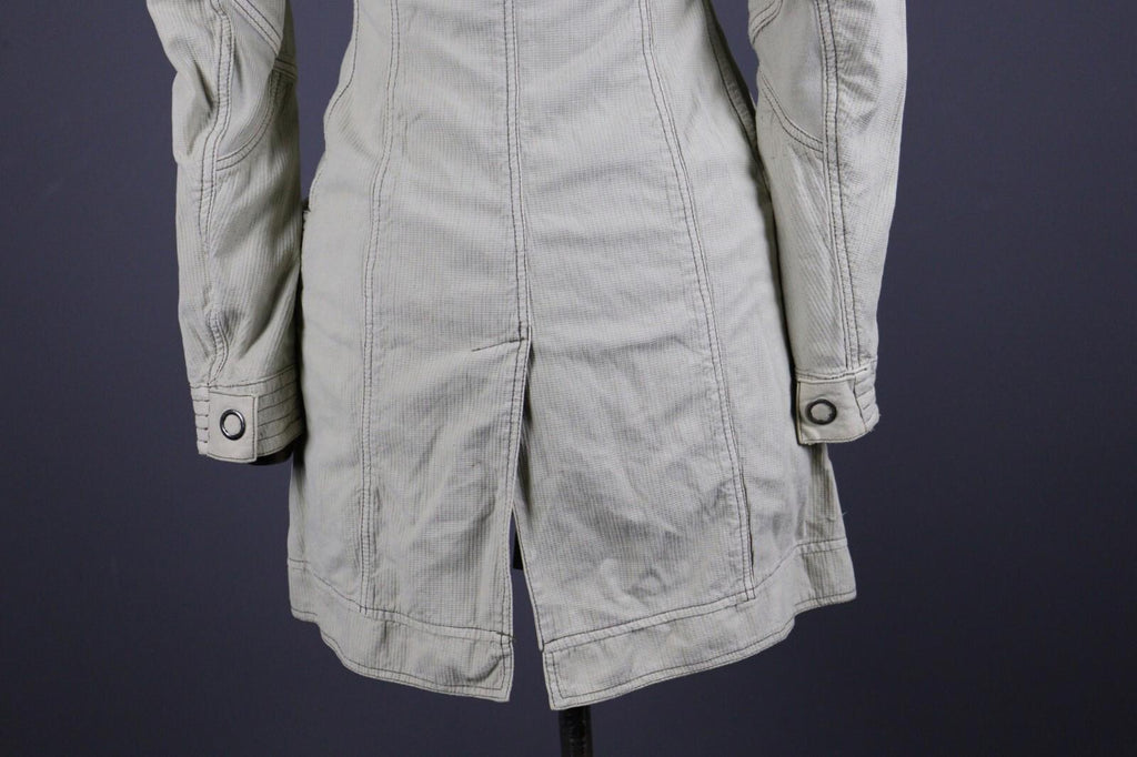TRANSIT PAR SUCH 391 Beige Designer Two Pockets Lightweight Coat Jacket – Size 2