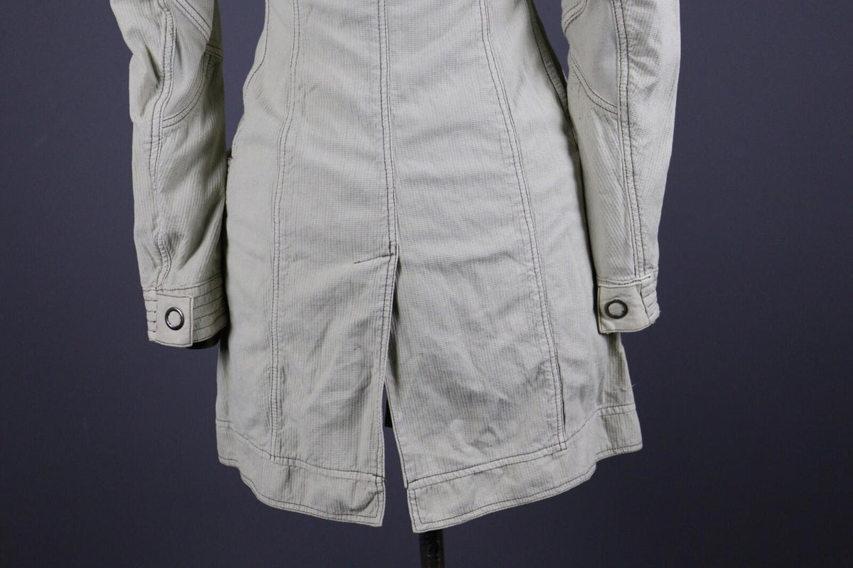 TRANSIT PAR SUCH 391 Beige Designer Two Pockets Lightweight Coat Jacket – Size 2