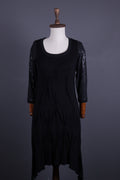 Sportalm Kidzbuhel Black Sequin Long Sleeve Sweater Midi Dress 36 / S