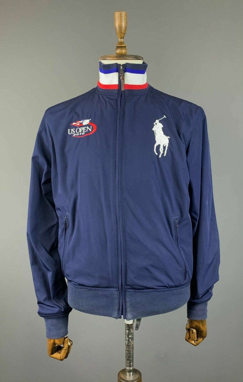 Polo by Ralph Lauren US Open 2010 Big Pony Full Zip Track Jacket – Men's M