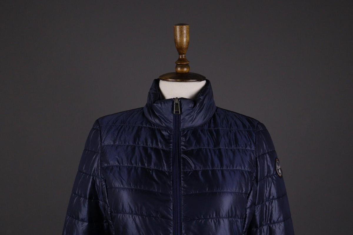 NAPAPIJRI Blue Full Zip Puffer Quilted Jacket – Size S