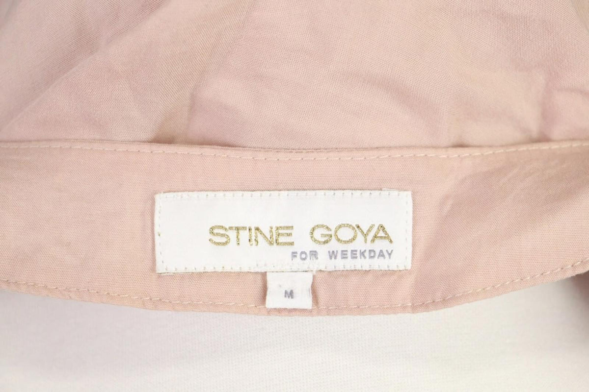 STINE GOYA Pink 3/4 Sleeve Ballon Printed Button Blouse Shirt Top – Size M