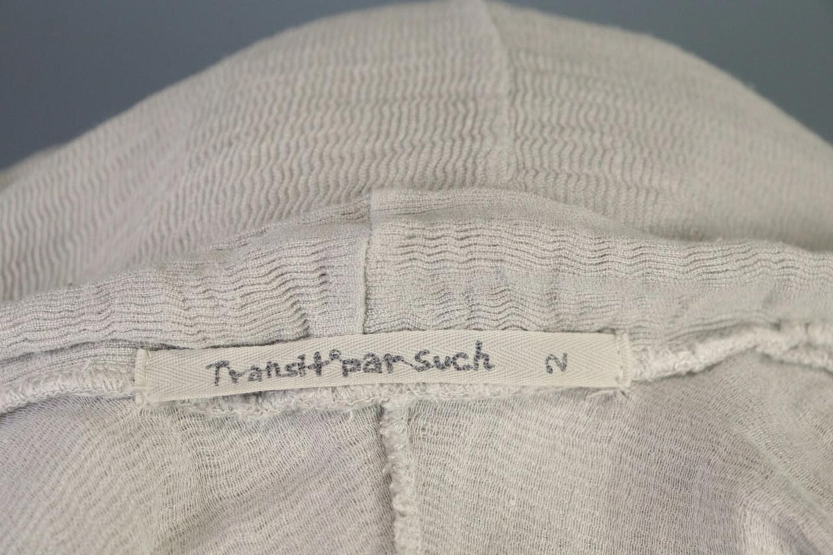 TRANSIT PAR SUCH Gray Linen Lagenlook Long Cardigan Sweater – Size 2