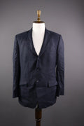 BOGGI MILANO Blue Linen Lighweight 3 Button Blazer Jacket – Size 52