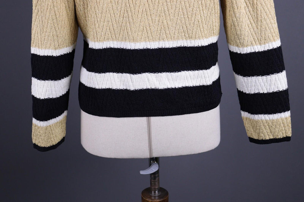 ST. JOHN SPORT BY MARIE GRAY Multicolor Striped Wool Knit Sweater – Size L
