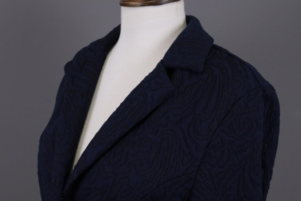 RUNDHOLZ Blue Embroidered Designer Blazer Jacket – Size L