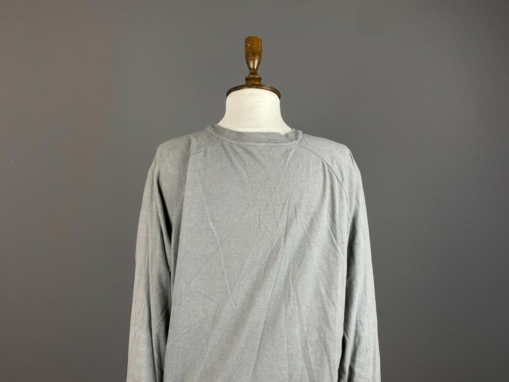 6397 Gray Cotton Long Sleeve Sweater – Women's S