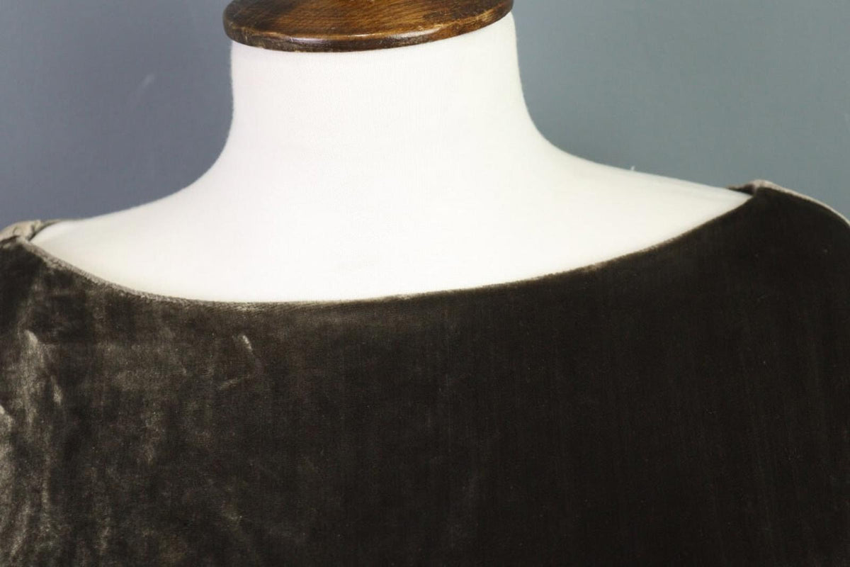 TOAST Brown Corduroy Silk 3/4 Sleeve Blouse Shirt – Size 12