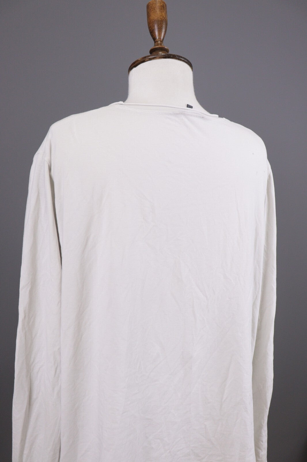 Oska White Long Sleeve Lightweight Summer Top Shirt – Size 5 / 2XL