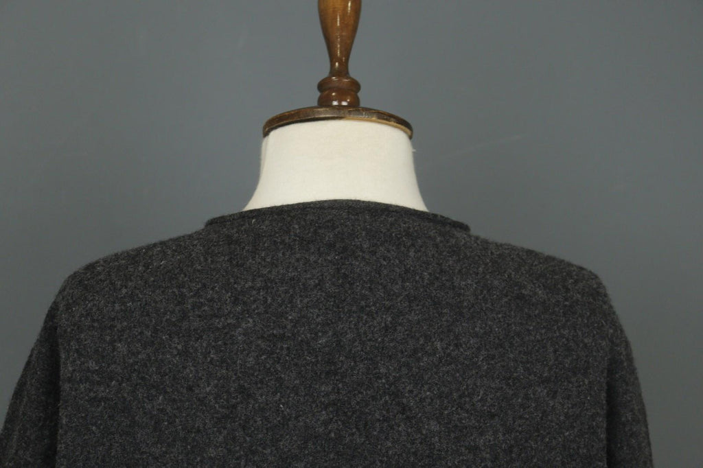 FABIANA FILIPPI Gray Merino Wool Long Sleeve Open Front Cardigan Sweater – Size 44