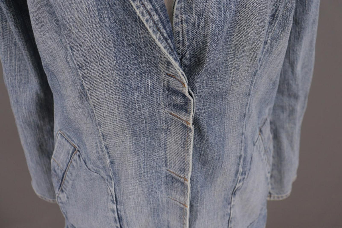 Vintage 90s W&L.T Walter Van Beirendonck Denim Jacket 38