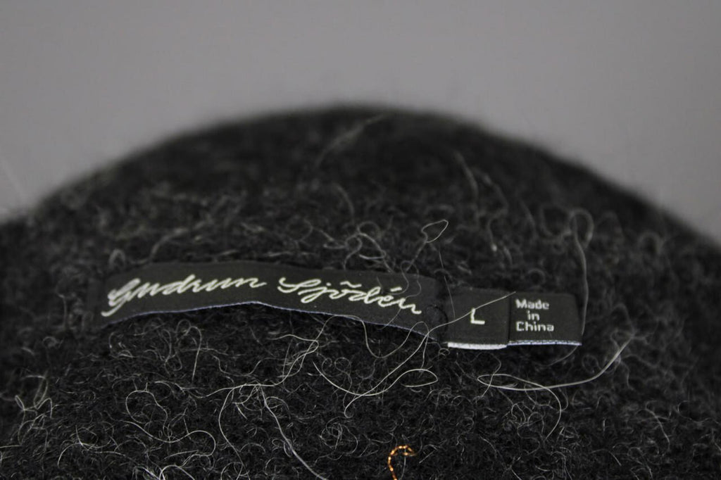 GUDRUN SJODEN Gray Alpaca Wool Knit Lagenlook Long Sleeve Tunic Sweater – Size L