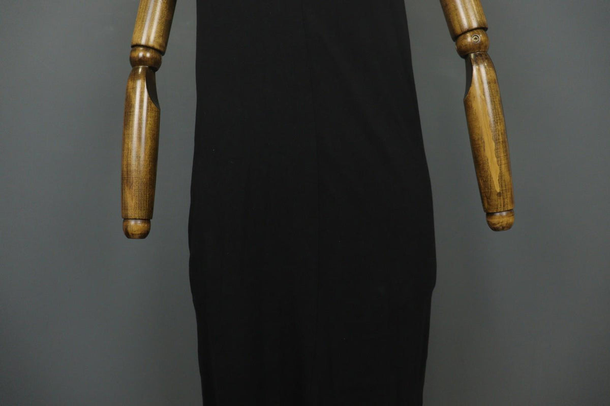 SEZANE Black Cotton Sleeveless Halter Neck Party/Cocktail Bodycon Dress – Size S