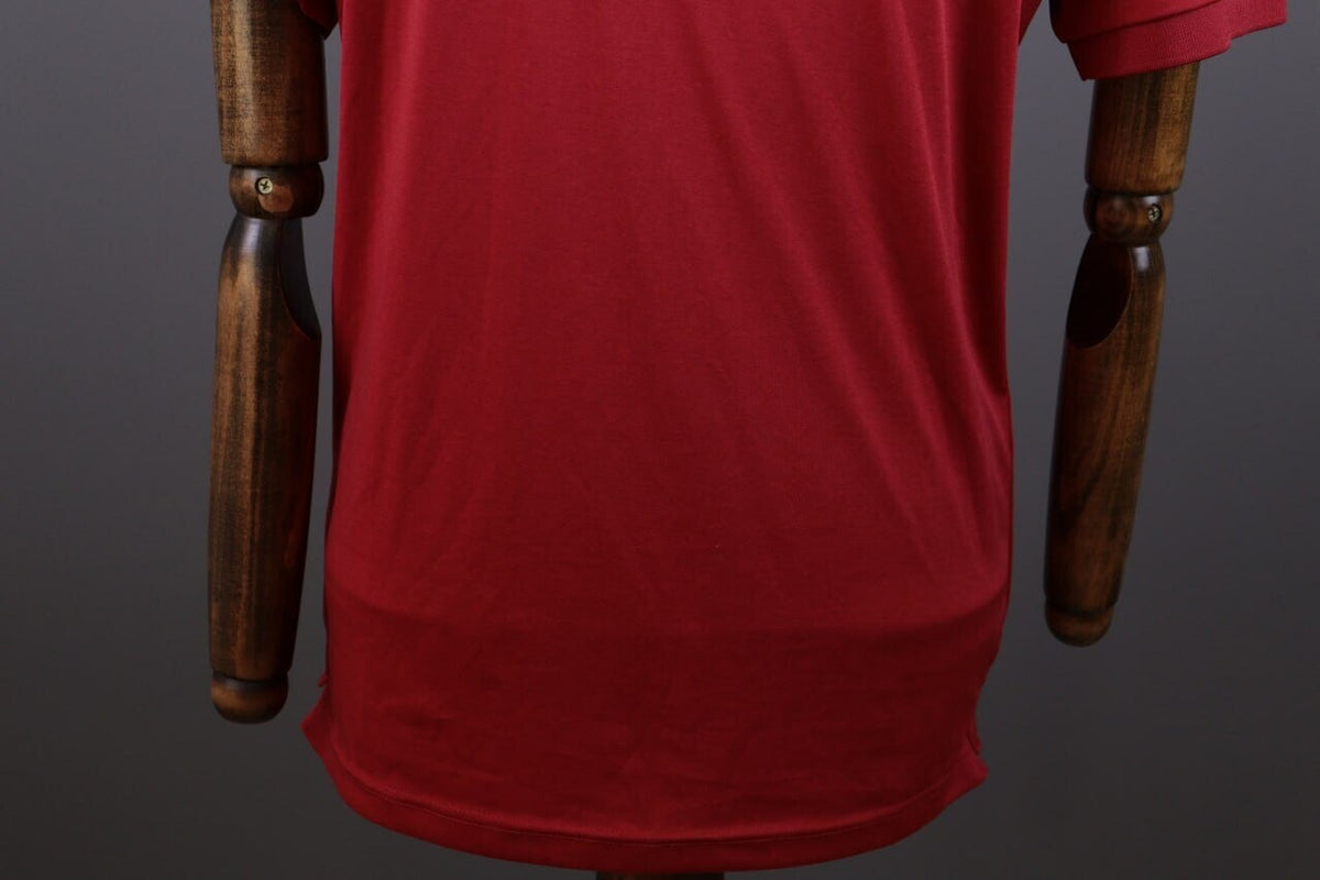J.Lindeberg Regular Fit Sport Red Short Sleeve Polo Shirt – Size L
